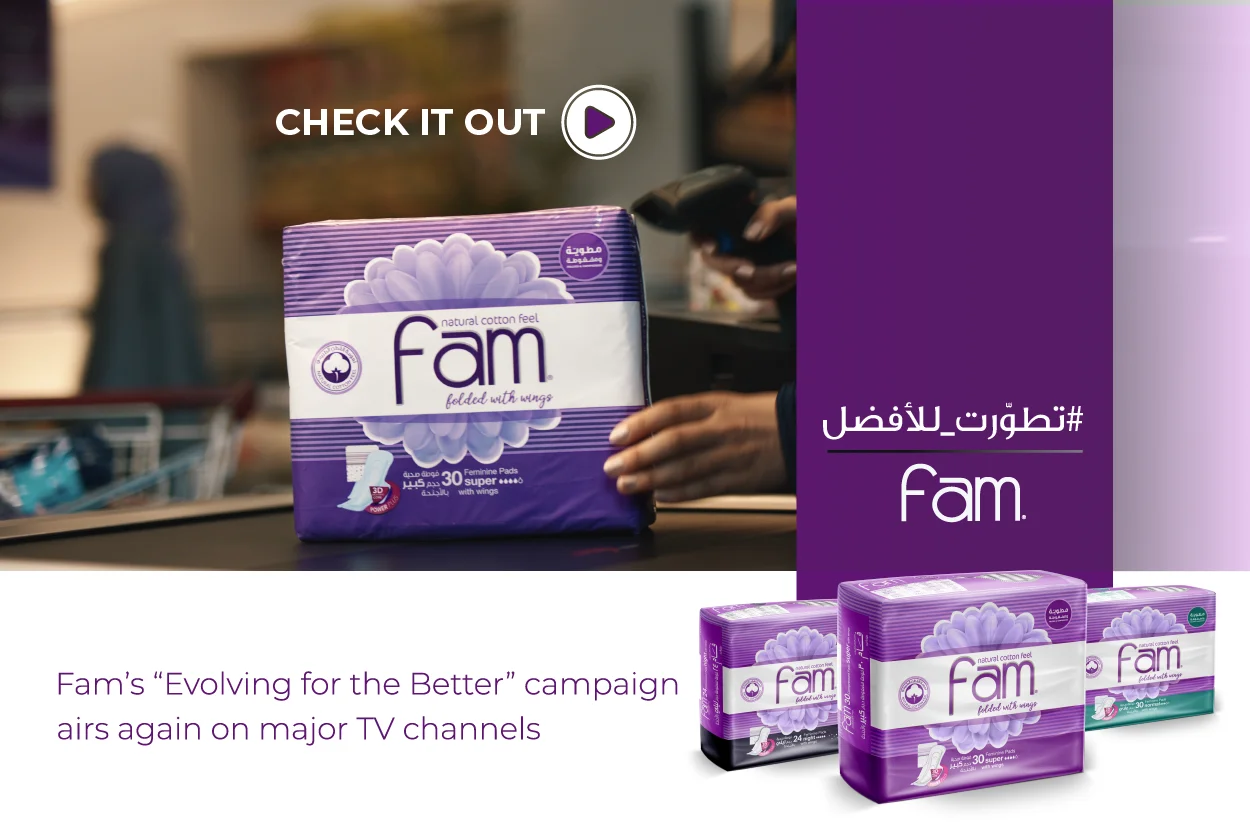 Fam’s “Evolving for the Better” campaign airs again on major TV Channels