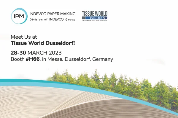 INDEVCO Paper Making to Exhibit Customized Recycled & Virgin Jumbo Tissue Rolls at Tissue World Dusseldorf 2023