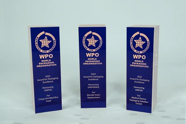UNIPAK and UNIPAKNILE collect their WorldStar Awards at Düsseldorf, Germany