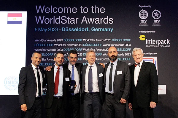 UNIPAK and UNIPAKNILE collect their WorldStar Awards at Düsseldorf, Germany