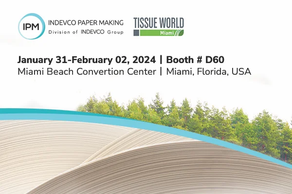 INDEVCO Paper Making to Showcase Customized Tissue Solutions at Tissue World Miami 2024